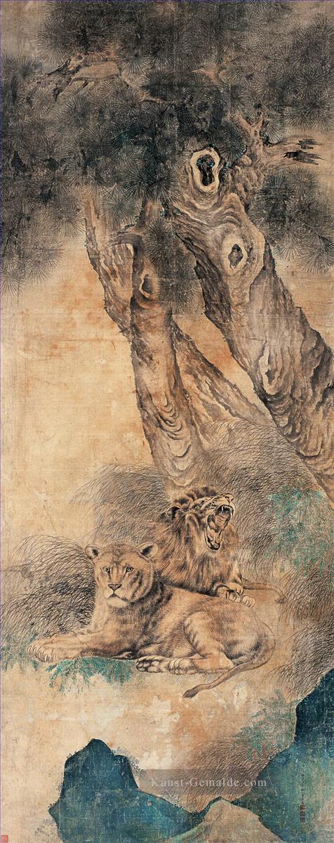 Xuyang Löwen Chinesische Malerei Ölgemälde